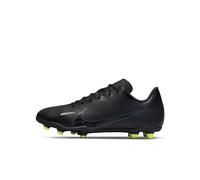 Nike Little/Big Kids' Multi-Ground Soccer Cleats Jr. Mercurial Vapor 15 Club FG/MG, Black/DK Smoke Grey-Summit White-Volt, DJ5958-001, 38 EU (5.5Y US)