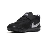 Nike Little Kids' Shoe Team Hustle D 10, Black/Metallic Silver-Volt-White, CW6736-004, 35 EU (3Y US)