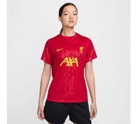 Nike Liverpool Academy Pro Pre Match Shirt 2024 2025 Womens Rouge 8 (XS) Female