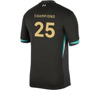 Nike Liverpool Champions Away Shirt 2024 2025 Adults Noir XL Male
