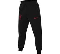 Nike Liverpool FC Pants LFC Mnsw Tech FLC Jgr Pant, Black/Black/Gym Red, FN8489-010, XL