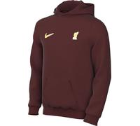 Nike Liverpool FC Top LFC B NSW Club Po Hoodie, Dark Team Red/Chrome Yellow, FZ4149-619, M