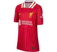 Nike Liverpool Home Shirt 2024 2025 Juniors Rouge 9-10 (M) Male
