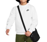 Nike Long Sleeve Top K NSW Club FLC Crew Ls Lbr, White/Black, FD3006-100, L