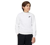 Nike Long Sleeve Top K NSW Club FLC Crew Ls Lbr, White/Black, FD3006-100, M