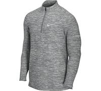 Nike Long Sleeve Top M NK DF Elmnt Top Hz, Smoke Grey/Grey Fog/HTR/Reflective Silv, DD4756-084, S