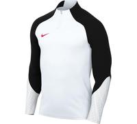 Nike Long Sleeve Top M NK DF Strk Dril Top, White/Black/Bright Crimson, DV9225-101, XS