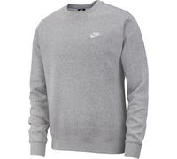 Nike Long Sleeve Top M NSW Club CRW BB, DK Grey Heather/White, BV2662-063, 3XL