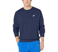 Nike Long Sleeve Top M NSW Club CRW BB, Midnight Navy/White, BV2662-410, 3XL