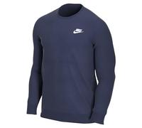 Nike Long Sleeve Top M NSW Club CRW Ft, Midnight Navy/White, BV2666-410, L