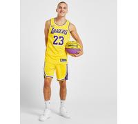 Nike Los Angeles Lakers Icon Edition Swingman Shorts Homme - Jaune S