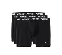 Nike All Day Cotton Stretch Boxer Brief W/Fly Underwear (3-Pack) Boxeur ajusté, Noir/Noir/Noir, Medium (Lot de 3) Homme
