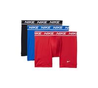 Nike All Day Micro Stretch Boxer Brief Underwear (3-Pack) Boxeur ajusté, Rouge Universitaire/Bleu Roi/Noir, M (Lot de 3) Homme