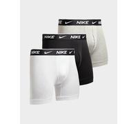 Nike Boxers Homme Everyday Cotton Stretch - Lot de 3 Blanc/Gris chiné/Noir Taille M