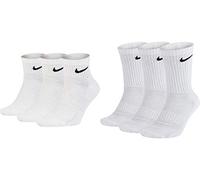 Nike Unisex Everyday Cushioned Training Crew Socks (3 Pairs) blanc