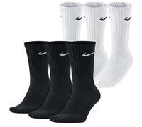 Nike Lot de 3 paires de chaussettes courtes et 3 longues - Blanc noir ou mélangé - Couleur : blanc - Taille : 42-46