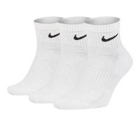 Nike Lot de 3 paires de socquettes rembourrées Blanc/noir, Blanc/noir), blanc (blanc/noir 101), M = 38 - 42