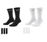 Nike Lot de 5 paires de chaussettes de tennis pour homme et femme, Noir , 44