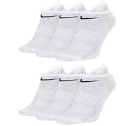 Nike - Everyday Lightweight Training No-Show Socks - Chaussettes multifonctions - Unisex L - EU: 42-46 - black / white