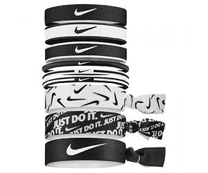 NIKE Lot de 9 élastiques à cheveux - Noir