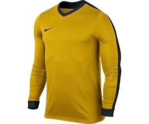 Nike LS Striker IV JSY T-Shirt pour Homme L Multicolore (University Gold/University Gold/Black)