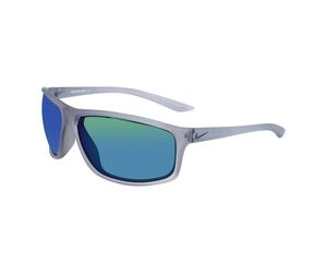 Nike - Lunettes de Soleil Adrenaline Gris Loup Mat/Vert Gris - Homme - Accessoires - Gris - Taille: 66 MM