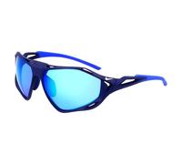 NIKE Lunettes de soleil ZEUS RISE N IU4708X - Rectangulaire actif, Verre 63 mm, MATTE VOID BLUE/BLUE MIRRO