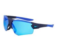 Nike Homme Nike NIKE CLOAK DUO EV24036 410 Lunettes de soleil Bio-inject Bleu Carré Normale Miroir