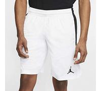Nike M J 23ALPHA Dry Knit Short de Sport pour Homme Blanc/Noir/Noir Taille L