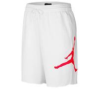 Nike M J Jumpman Logo FLC Short Sport Homme, White/(Infrared 23), FR : XS (Taille Fabricant : XS)