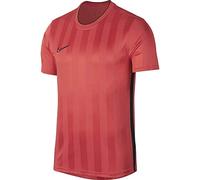 Nike M NK BRT ACDMY Top SS GX2 T-Shirt Homme, Ember Glow/Black/Black, FR : XS (Taille Fabricant : XS)