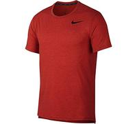 Nike M NK BRT SS HPR Dry T-Shirt Homme, Mystic Red/HTR Black, FR : 3XL (Taille Fabricant : 3XL-T)