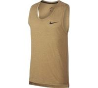 Nike M NK BRT Tank HPR Dry Réservoir Homme, Club Gold/HTR/Black, FR : XL (Taille Fabricant : XL)