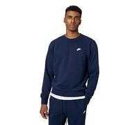 Nike Sportswear Sweat-shirt 'Club' bleu marine / blanc, Taille L