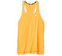NIKE M NK DF Fast Singlet T-Shirt, Orange Laser/argenté réfléchissant, L Homme
