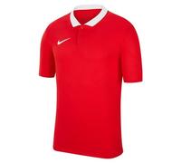 Nike M NK DF PARK20 Polo SS Mens, University Red/White/White, XL