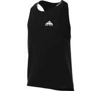 Nike M NK DF Trail Tank Solid Débardeur, Noir/Blanc, L Homme