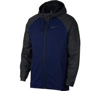 Nike M NK Dry HD LS FZ Utility Core Sweat-Shirt Homme, Blue Void/Black, FR : XL (Taille Fabricant : 3XL)