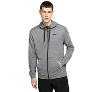 Nike M NK Dry Hoodie FZ Fleece Sweat-Shirt Homme, Charcoal Heathr/(Black), FR : XL (Taille Fabricant : XL)