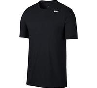 Nike M NK Dry Tee Dfc Crew Solid T-Shirt Homme Black/(White) FR: S (Taille Fabricant: S)