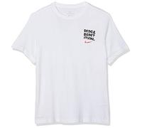 Nike M NK Dry Tee DFC Reps T-Shirt Homme, White/Black, FR : S (Taille Fabricant : S)