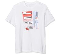 Nike M NK Dry Tee JDI Ball T-Shirt Homme, White, FR : S (Taille Fabricant : S)