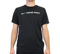 Nike M NK Dry Tee Pro T-Shirt Homme, Black, FR : 2XL (Taille Fabricant : 2XL-T)