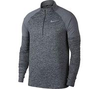 Nike M NK ELMNT Top HZ 2.0 T-Shirt à Manches Longues Homme Dark Grey/HTR FR : XL (Taille Fabricant : XL)