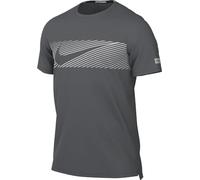 Nike M NK Flash Miler Top Haut, Gris Fer/argenté réfléchissant, L Hommes