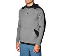 Nike M NK HD PO FLC NPC Sweat-Shirt Homme, Charcoal Heathr/Black/(Black), FR : S (Taille Fabricant : S-T)