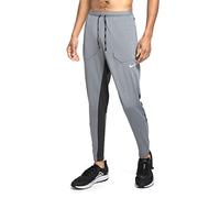 Nike M NK PHNM Elite Knit Pant Pantalon de Sport Homme, Smoke Grey/DK Smoke Grey/(Reflective Silv), FR : L (Taille Fabricant : L-T)