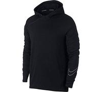 Nike M NK SPHERE HOODIE NOV LT Sweat-shirt Homme Black/Reflective Silver FR : L (Taille Fabricant : L)