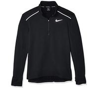 Nike M NK SPHR ELMNT Top HZ 3.0 T-Shirt à Manches Longues Homme, Black/(Reflective Silv), FR : M (Taille Fabricant : M)