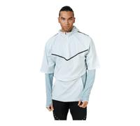 Nike M NK SPHR TRSFM Top TCH PCK Sweat-Shirt Homme, Barely Grey/Aviator Grey/Black, FR : M (Taille Fabricant : M)